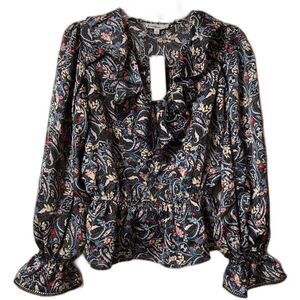 NWT!! Blouses for Women Sam Edleman Size Medium Paisley Floral Design NEW!!